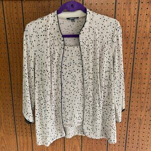 Gold Flecked Blazer & Tank